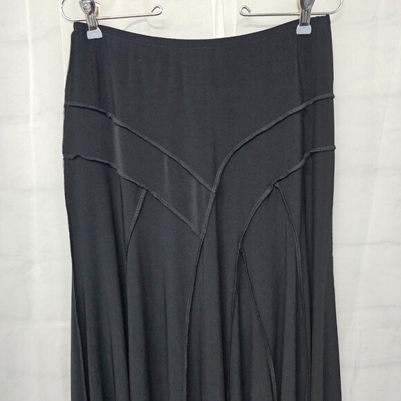 Joseph Ribkoff Skirt Black Midi/Maxi Goth Whimsigoth Fairy Grunge 8 - Picture 2 of 9